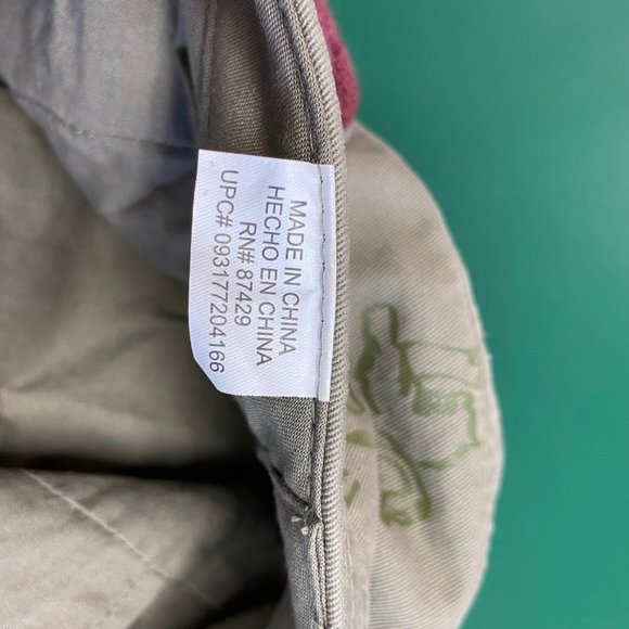 Army Green Militia Patchwork 70's Style Ball Cap Hat - Picture 6 of 6